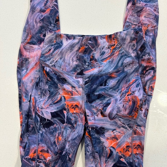 Lululemon high rise wunder under Patterned Leggings size 2 - Picture 1 of 6